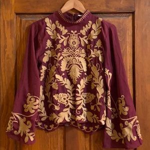 Boho long sleeve top